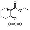 (1R,2S)-CIS-2-METHANESULFONYLOXY-CYCLO-HEXANECARBOXYLIC ACID ETHYL ESTER 结构式