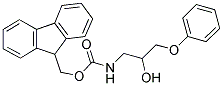 FMOC-1-AMINO-3-PHENOXY-2-PROPANOL 结构式