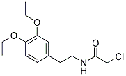2-CHLORO-N-[2-(3,4-DIETHOXY-PHENYL)-ETHYL]-ACETAMIDE 结构式