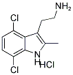 2-(4,7-DICHLORO-2-METHYL-1H-INDOL-3-YL)ETHANAMINE HYDROCHLORIDE 结构式