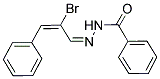 N'-[(1Z,2E)-2-BROMO-3-PHENYLPROP-2-ENYLIDENE]BENZOHYDRAZIDE 结构式