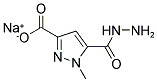 Sodium 5-hydrazinocarbonyl-1-methyl-1 H-pyrazole-3-carboxylate 结构式