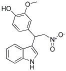 4-[1-(1H-INDOL-3-YL)-2-NITROETHYL]-2-METHOXYPHENOL 结构式