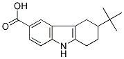 3-TERT-BUTYL-2,3,4,9-TETRAHYDRO-1H-CARBAZOLE-6-CARBOXYLIC ACID 结构式