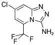 3-AMINO-7-CHLORO-5-(TRIFLUOROMETHYL)[1,2,4]TRIAZOLO[4,3-A]PYRIDINE 结构式