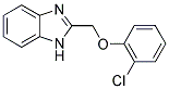 2-[(2-CHLOROPHENOXY)METHYL]-1H-BENZIMIDAZOLE 结构式