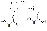 3-PYRROLIDIN-3-YLMETHYL-PYRIDINE DIOXALATE 结构式