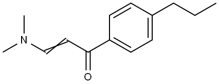 3-(Dimethylamino)-1-(4-propylphenyl)-2-propen-1-one 结构式