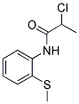 2-CHLORO-N-[2-(METHYLTHIO)PHENYL]PROPANAMIDE 结构式