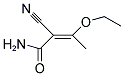 (2E)-2-CYANO-3-ETHOXYBUT-2-ENAMIDE 结构式