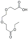 3-[2-(2-ETHOXYCARBONYL-ETHOXY)-ETHOXY]-PROPIONIC ACID 结构式