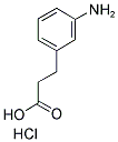 3-(3-AMINO-PHENYL)-PROPIONIC ACID HYDROCHLORIDE 结构式