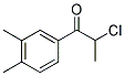 2-CHLORO-1-(3,4-DIMETHYL-PHENYL)-PROPAN-1-ONE 结构式