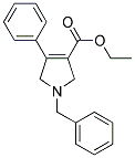 1-BENZYL-4-PHENYL-2,5-DIHYDRO-1H-PYRROLE-3-CARBOXYLIC ACID ETHYL ESTER 结构式