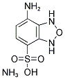 4-FLUORO-7-SULFOBENZOFURAZAN, AMMONIUM SALT 结构式