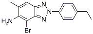 4-BROMO-2-(4-ETHYLPHENYL)-6-METHYL-2H-1,2,3-BENZOTRIAZOL-5-AMINE 结构式