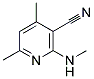 4,6-DIMETHYL-2-(METHYLAMINE)NICOTINONITRILE 结构式
