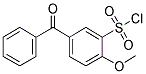 5-BENZOYL-2-METHOXY-BENZENESULFONYL CHLORIDE 结构式