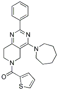 (4-AZEPAN-1-YL-2-PHENYL-7,8-DIHYDRO-5H-PYRIDO[4,3-D]PYRIMIDIN-6-YL)-THIOPHEN-2-YL-METHANONE 结构式