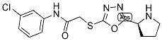 N-(3-CHLORO-PHENYL)-2-(5-PYRROLIDIN-2-YL-[1,3,4]OXADIAZOL-2-YLSULFANYL)-ACETAMIDE 结构式