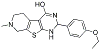 2-(4-ETHOXYPHENYL)-7-METHYL-1,2,5,6,7,8-HEXAHYDROPYRIDO[4',3':4,5]THIENO[2,3-D]PYRIMIDIN-4-OL 结构式