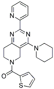 (4-PIPERIDIN-1-YL-2-PYRIDIN-2-YL-7,8-DIHYDRO-5H-PYRIDO[4,3-D]PYRIMIDIN-6-YL)-THIOPHEN-2-YL-METHANONE 结构式
