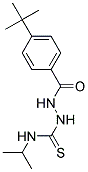 2-(4-TERT-BUTYLBENZOYL)-N-ISOPROPYLHYDRAZINECARBOTHIOAMIDE 结构式