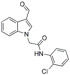 N-(2-CHLORO-PHENYL)-2-(3-FORMYL-INDOL-1-YL)-ACETAMIDE 结构式