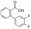 2-BIPHENYL-3',4'-DIFLUORO-CARBOXYLIC ACID 结构式