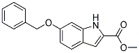 6-BENZYLOXY-1H-INDOLE-2-CARBOXYLIC ACID METHYL ESTER 结构式