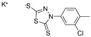 POTASSIUM 4-(3-CHLORO-4-METHYLPHENYL)-5-THIOXO-4,5-DIHYDRO-1,3,4-THIADIAZOLE-2-THIOLATE 结构式