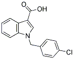 1-(4-CHLOROBENZYL)-1H-INDOLE-3-CARBOXYLIC ACID 结构式