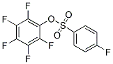 2,3,4,5,6-PENTAFLUOROPHENYL 4-FLUOROBENZENESULFONATE 结构式