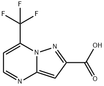 7-(三氟甲基)吡唑并[1,5-A]嘧啶-2-羧酸 结构式