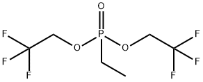 BIS-TRIFLUOROMETHYL ETHYLPHOSPHONATE 结构式