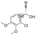 (2-CHLORO-3,4-DIMETHOXYPHENYL)-(R)-HYDROXYACETONITRILE 结构式