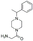 2-AMINO-1-[4-(1-PHENYL-ETHYL)-PIPERAZIN-1-YL]-ETHANONE 结构式