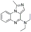 N,N-DIETHYL-1-METHYLIMIDAZO[1,5-A]QUINOXALIN-4-AMINE 结构式