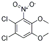 1,2-DICHLORO-4,5-DIMETHOXY-3-NITROBENZENE 结构式