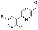 6-(2,5-DIFLUORO-PHENYL)-PYRIDINE-3-CARBALDEHYDE 结构式