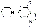 8-METHYL-2-PIPERIDIN-1-YL-7,8-DIHYDROIMIDAZO[1,2-A][1,3,5]TRIAZIN-4(6H)-ONE 结构式