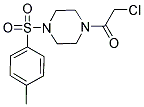 1-(CHLOROACETYL)-4-[(4-METHYLPHENYL)SULFONYL]PIPERAZINE 结构式