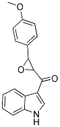 1H-INDOL-3-YL[3-(4-METHOXYPHENYL)OXIRAN-2-YL]METHANONE 结构式