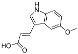 3-(5-METHOXY-1H-INDOL-3-YL)-ACRYLIC ACID 结构式