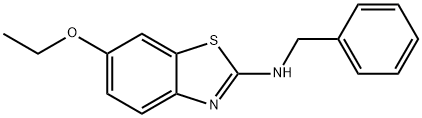 N-BENZYL-6-ETHOXY-1,3-BENZOTHIAZOL-2-AMINE 结构式