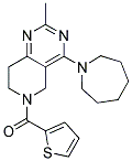 4-AZEPAN-1-YL-2-METHYL-6-(THIEN-2-YLCARBONYL)-5,6,7,8-TETRAHYDROPYRIDO[4,3-D]PYRIMIDINE 结构式