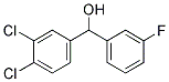 (3,4-二氯苯基)(3-氟苯基)甲醇 结构式