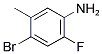 4-BROMO-2-FLUORO-5-METHYLANILINE 结构式