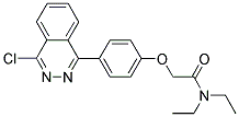 2-[4-(4-CHLORO-PHTHALAZIN-1-YL)-PHENOXY]-N,N-DIETHYL-ACETAMIDE 结构式