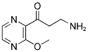 3-AMINO-1-(3-METHOXY-PYRAZIN-2-YL)-PROPAN-1-ONE 结构式